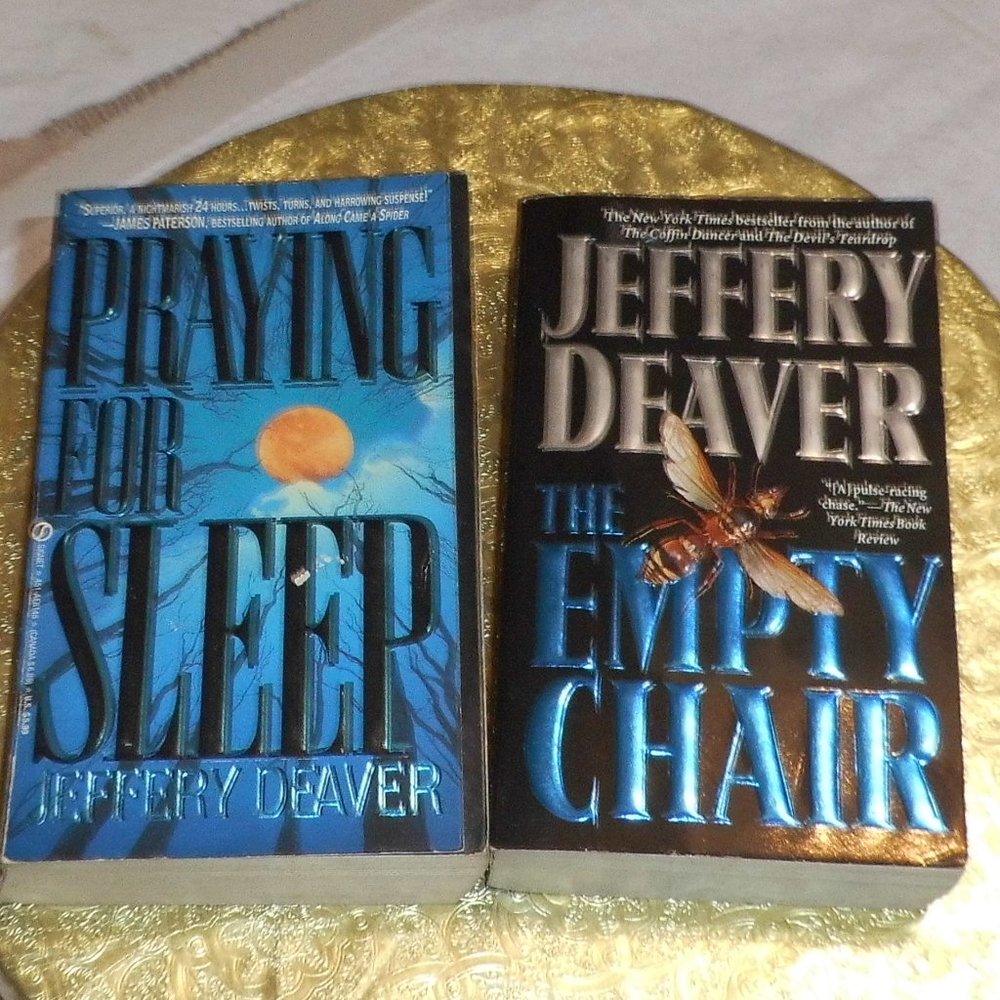 Books - (set/2) - "Praying For Sleep"  & "The Empty Chair"